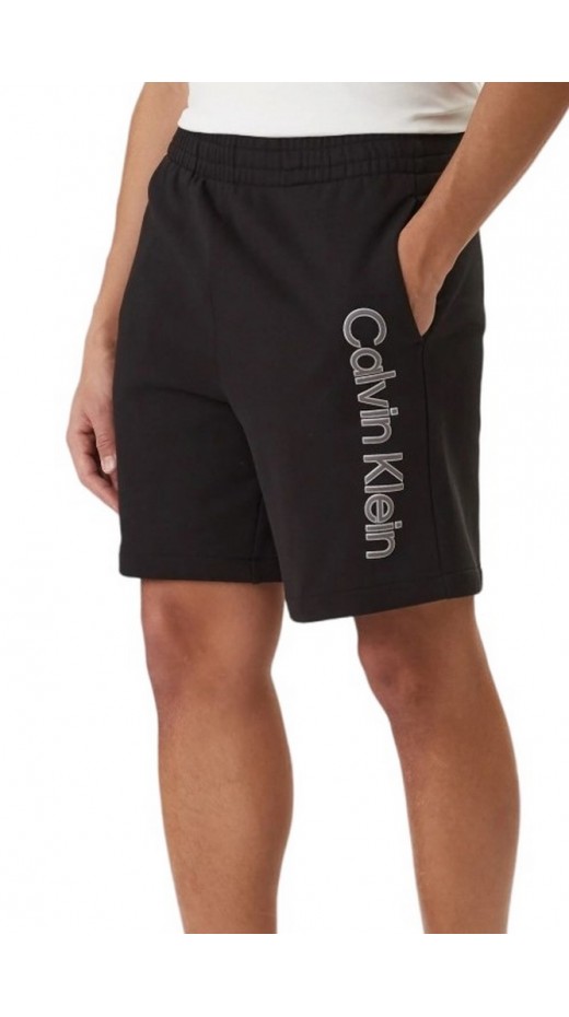 CALVIN KLEIN EU 350TERRY GRAPHIC SHORT ΒΕΡΜΟΥΔΑ ΑΝΔΡΙΚΗ BLACK