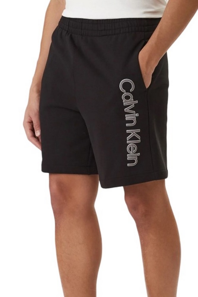 CALVIN KLEIN EU 350TERRY GRAPHIC SHORT ΒΕΡΜΟΥΔΑ ΑΝΔΡΙΚΗ BLACK