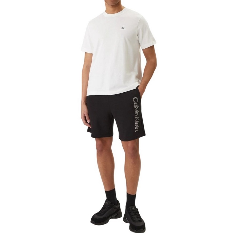 CALVIN KLEIN EU 350TERRY GRAPHIC SHORT ΒΕΡΜΟΥΔΑ ΑΝΔΡΙΚΗ BLACK