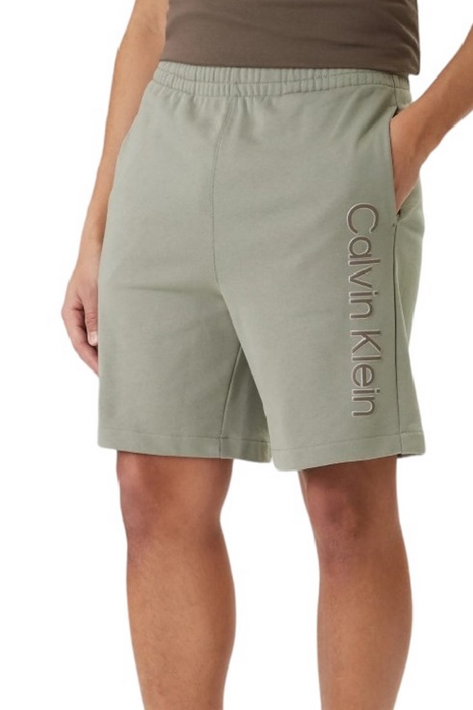 CALVIN KLEIN EU 350TERRY GRAPHIC SHORT ΒΕΡΜΟΥΔΑ ΑΝΔΡΙΚΗ LIGHT KHAKI