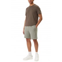 CALVIN KLEIN EU 350TERRY GRAPHIC SHORT ΒΕΡΜΟΥΔΑ ΑΝΔΡΙΚΗ LIGHT KHAKI