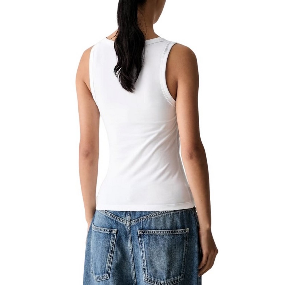 HUGO BOSS DAMATANK B JERSEY ΤΟΠ ΜΠΛΟΥΖΑ ΓΥΝΑΙΚΕΙΑ WHITE