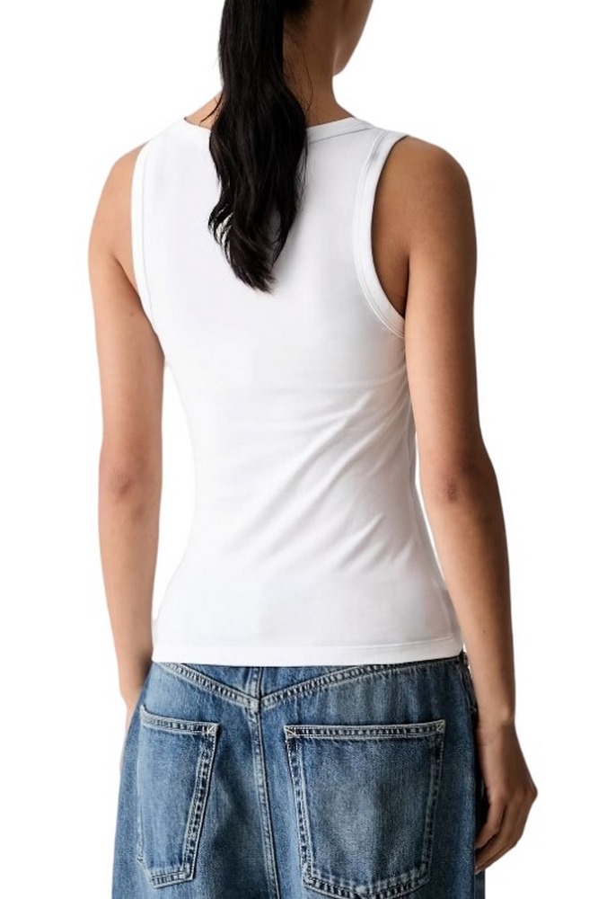 HUGO BOSS DAMATANK B JERSEY ΤΟΠ ΜΠΛΟΥΖΑ ΓΥΝΑΙΚΕΙΑ WHITE