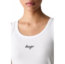 HUGO BOSS DAMATANK B JERSEY ΤΟΠ ΜΠΛΟΥΖΑ ΓΥΝΑΙΚΕΙΑ WHITE