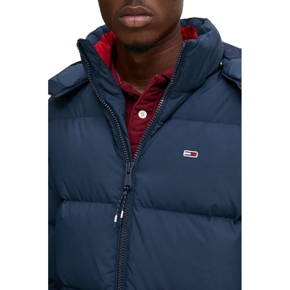 TOMMY JEANS ESSENTIAL DOWN PARKA ΜΠΟΥΦΑΝ ΑΝΔΡΙΚΟ NAVY