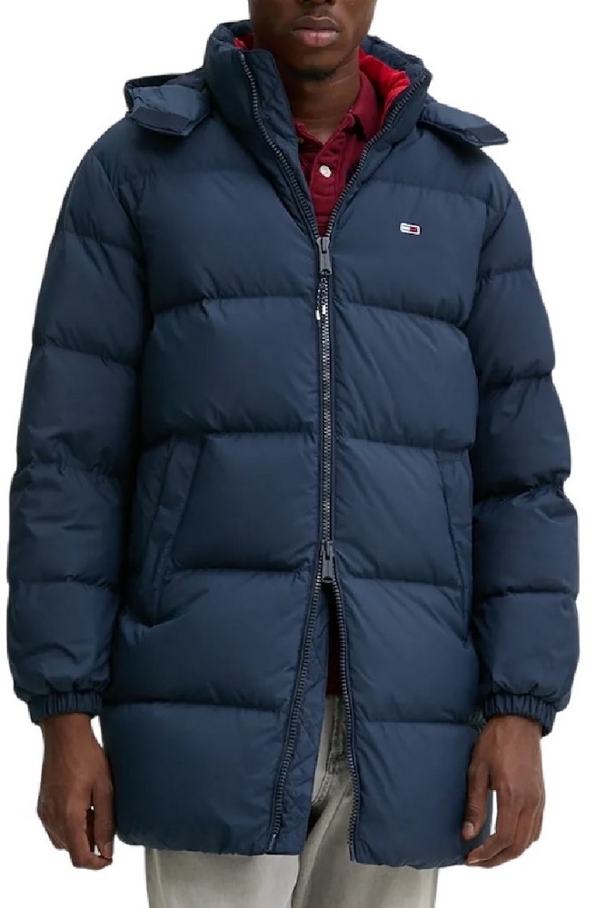 TOMMY JEANS ESSENTIAL DOWN PARKA ΜΠΟΥΦΑΝ ΑΝΔΡΙΚΟ NAVY