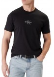 CALVIN KLEIN JEANS 30S MICRO MONOLOGO GRAPHIC T-SHIRT ΜΠΛΟΥΖΑ ΑΝΔΡΙΚΗ BLACK
