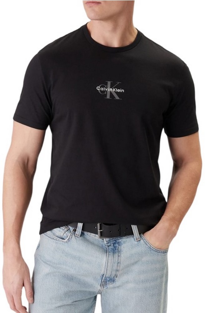 CALVIN KLEIN JEANS 30S MICRO MONOLOGO GRAPHIC T-SHIRT ΜΠΛΟΥΖΑ ΑΝΔΡΙΚΗ BLACK