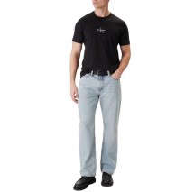 CALVIN KLEIN JEANS 30S MICRO MONOLOGO GRAPHIC T-SHIRT ΜΠΛΟΥΖΑ ΑΝΔΡΙΚΗ BLACK
