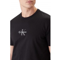 CALVIN KLEIN JEANS 30S MICRO MONOLOGO GRAPHIC T-SHIRT ΜΠΛΟΥΖΑ ΑΝΔΡΙΚΗ BLACK