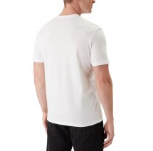 CALVIN KLEIN JEANS 30S MICRO MONOLOGO GRAPHIC T-SHIRT ΜΠΛΟΥΖΑ ΑΝΔΡΙΚΗ WHITE