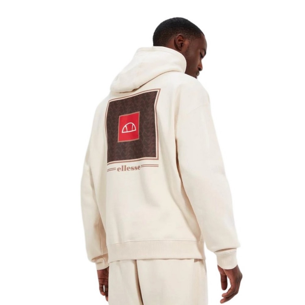 ELLESSE PRERRO OH HOODY ΜΠΛΟΥΖΑ ΦΟΥΤΕΡ ΑΝΔΡΙΚΗ OFF WHITE