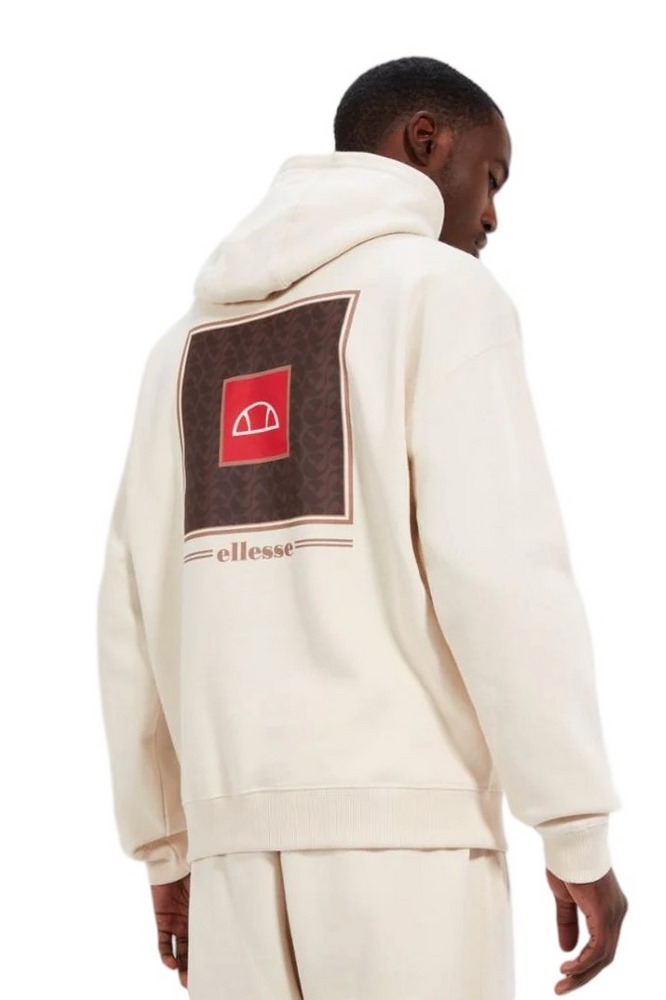 ELLESSE PRERRO OH HOODY ΜΠΛΟΥΖΑ ΦΟΥΤΕΡ ΑΝΔΡΙΚΗ OFF WHITE