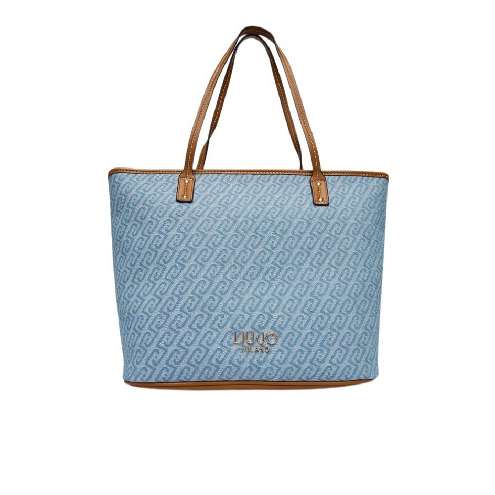 LIU JO AC MIN OF 2 M TOTE ΤΣΑΝΤΑ ΓΥΝΑΙΚΕΙΑ BLUE