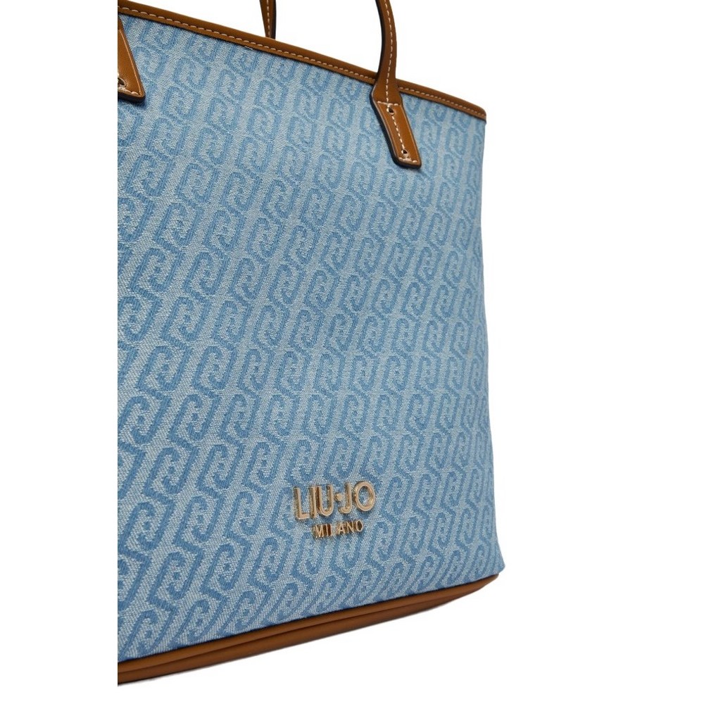 LIU JO AC MIN OF 2 M TOTE ΤΣΑΝΤΑ ΓΥΝΑΙΚΕΙΑ BLUE