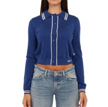 GUESS JEANSLS POLO GUESS J EMB SWTR ΖΑΚΕΤΑ ΓΥΝΑΙΚΕΙΑ BLUE