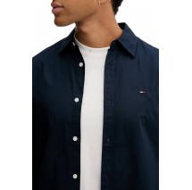TOMMY JEANS REG POPLIN SHIRT ΠΟΥΚΑΜΙΣΟ ΑΝΔΡΙΚΟ DARK NAVY