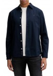 TOMMY JEANS REG POPLIN SHIRT ΠΟΥΚΑΜΙΣΟ ΑΝΔΡΙΚΟ DARK NAVY