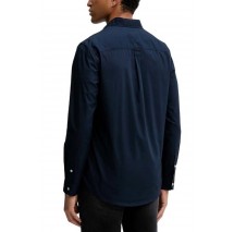 TOMMY JEANS REG POPLIN SHIRT ΠΟΥΚΑΜΙΣΟ ΑΝΔΡΙΚΟ DARK NAVY