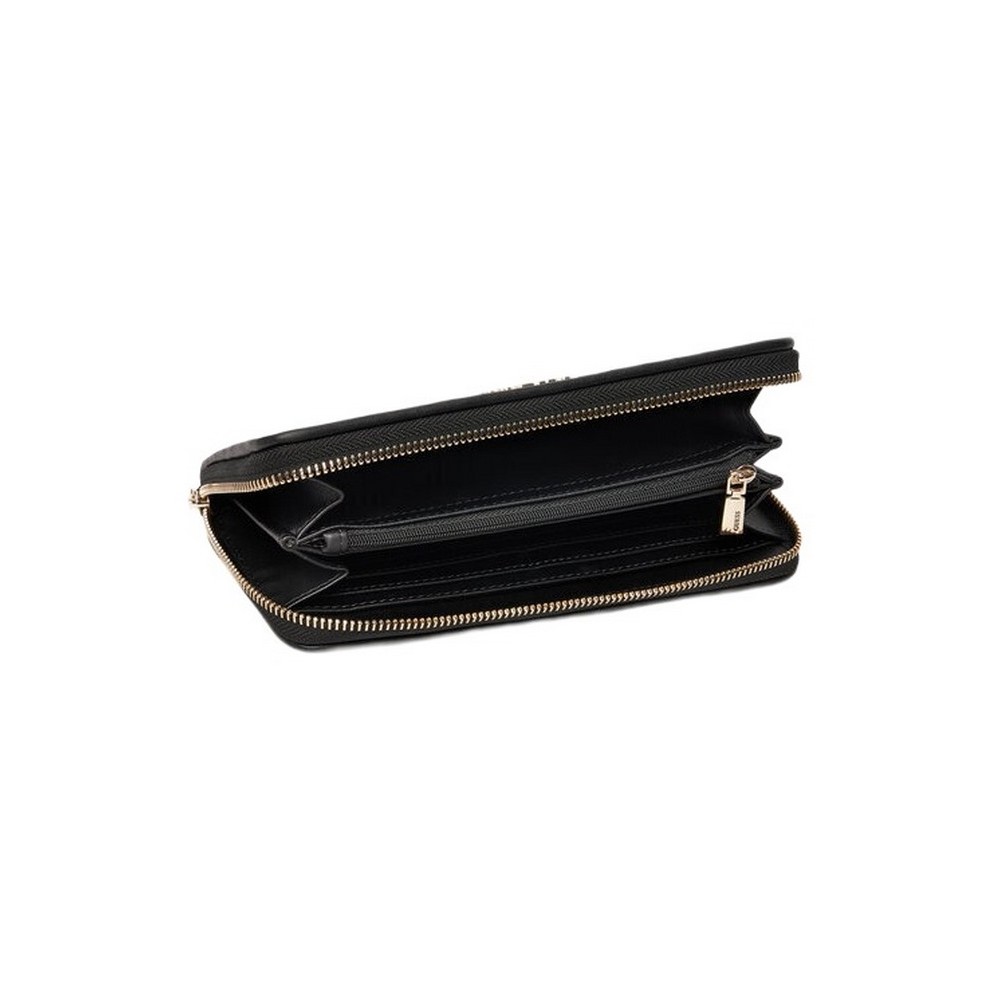 GUESS MIREMA SLG LARGE ZIP AROUND ΠΟΡΤΟΦΟΛΙ ΓΥΝΑΙΚΕΙΟ BLACK