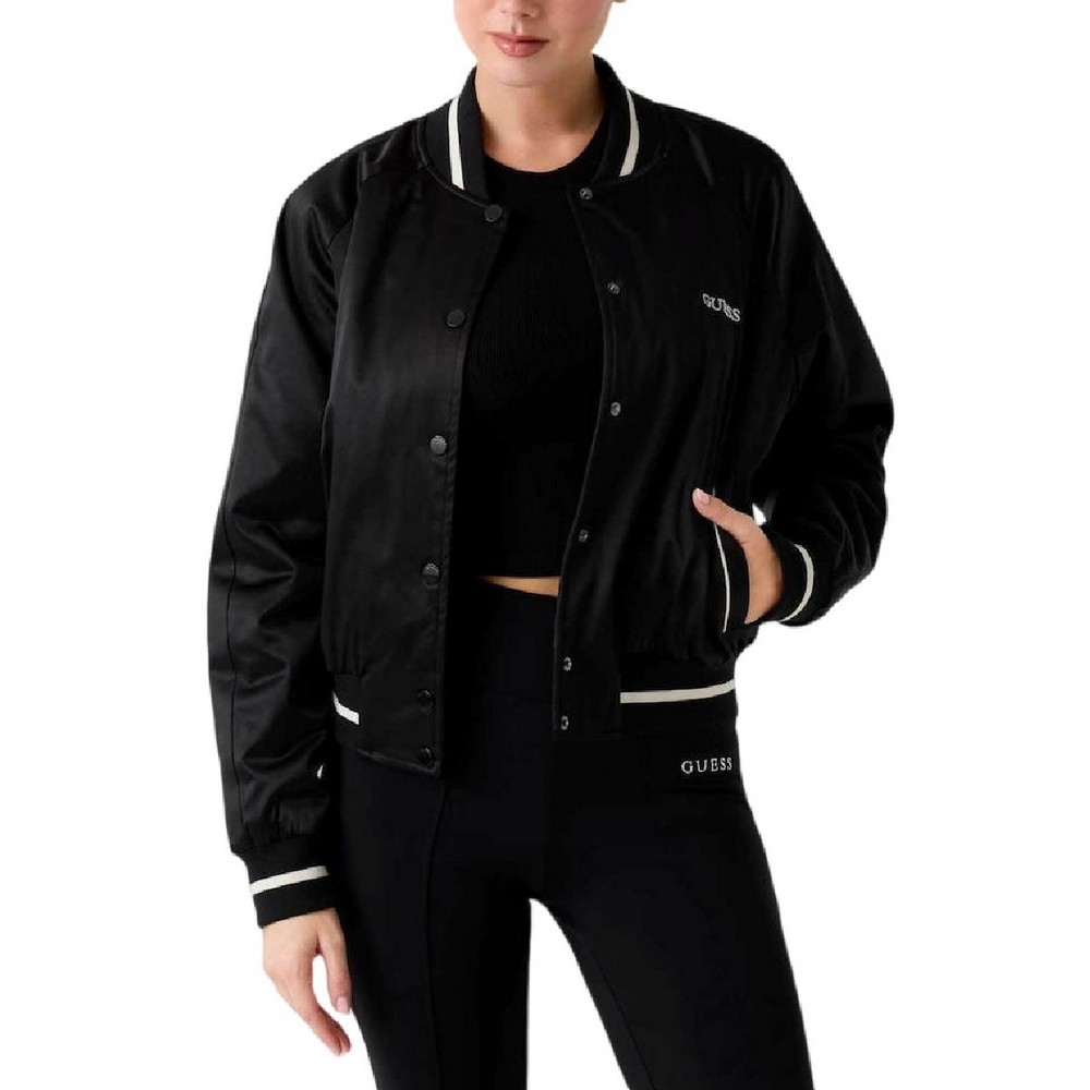 GUESS TAMARA JACKET ΜΠΟΥΦΑΝ ΓΥΝΑΙΚΕΙΟ BLACK