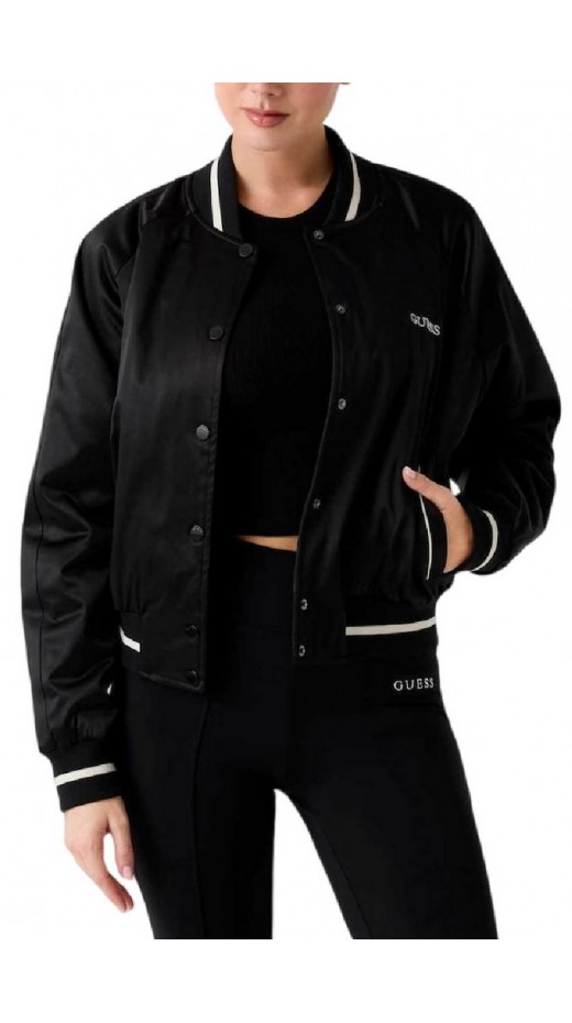 GUESS TAMARA JACKET ΜΠΟΥΦΑΝ ΓΥΝΑΙΚΕΙΟ BLACK