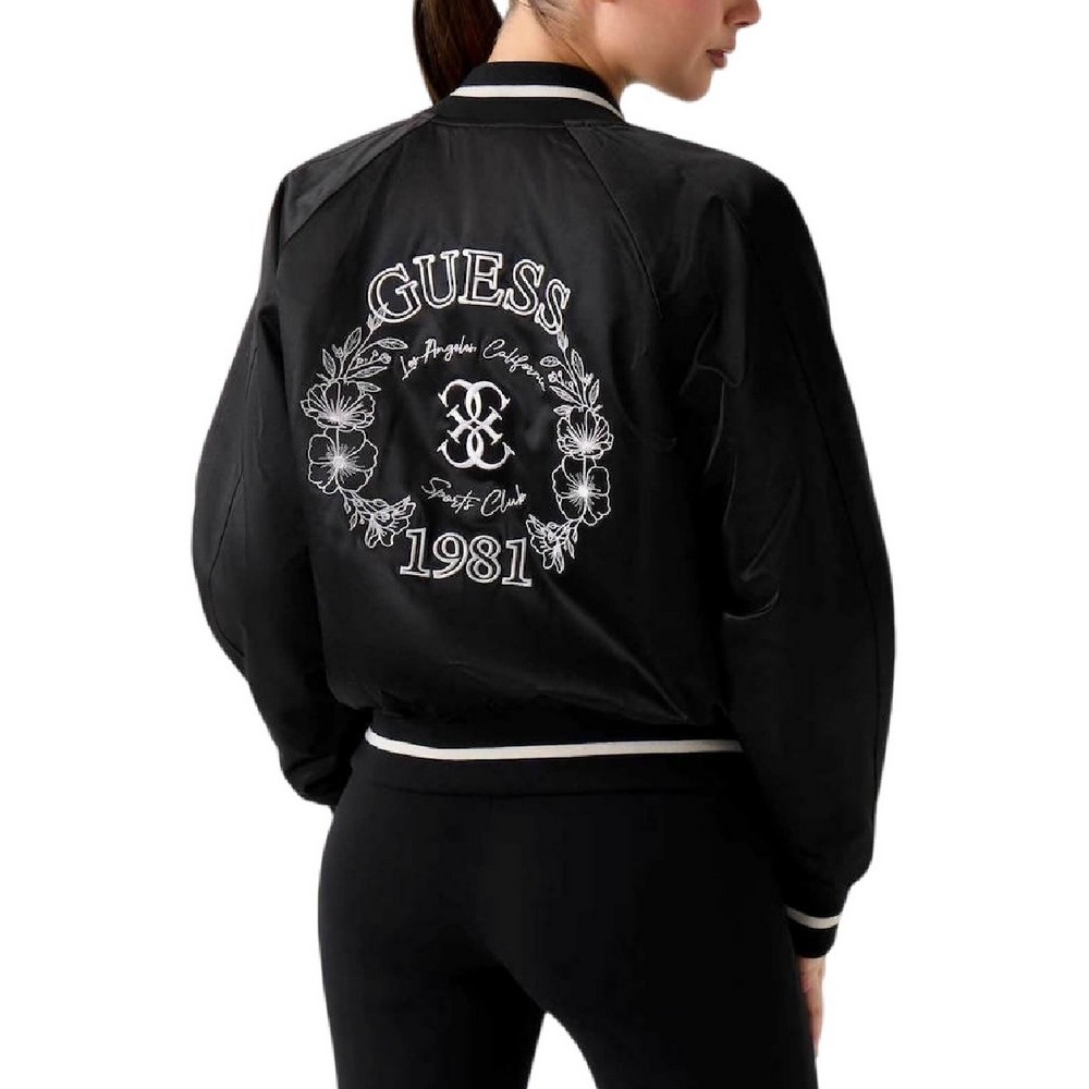 GUESS TAMARA JACKET ΜΠΟΥΦΑΝ ΓΥΝΑΙΚΕΙΟ BLACK