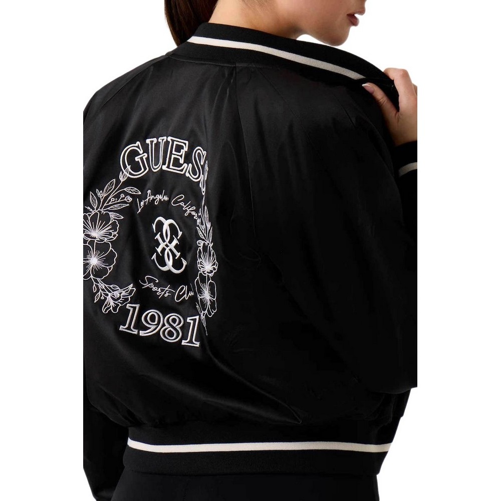 GUESS TAMARA JACKET ΜΠΟΥΦΑΝ ΓΥΝΑΙΚΕΙΟ BLACK