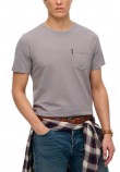 SUPERDRY D2 OVIN CLASSIC ESSENTIAL POCKET TEE T-SHIRT ΜΠΛΟΥΖΑ ΑΝΔΡΙΚΗ GREY