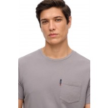 SUPERDRY D2 OVIN CLASSIC ESSENTIAL POCKET TEE T-SHIRT ΜΠΛΟΥΖΑ ΑΝΔΡΙΚΗ GREY
