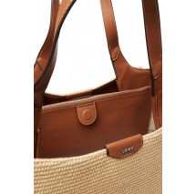 DKNY WILLA TOTE HANDBAG R61AOG32 ΤΣΑΝΤΑ ΓΥΝΑΙΚΕΙΑ COGNAC