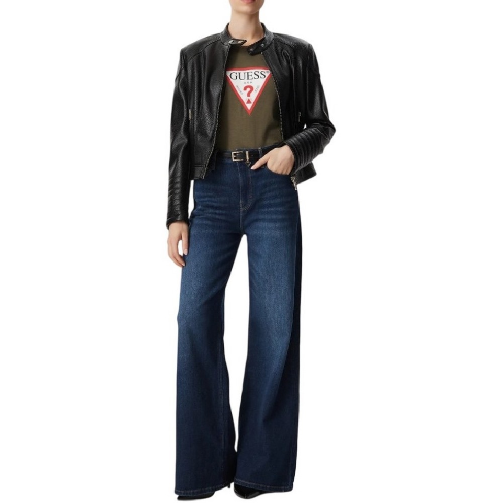 GUESS BELLFLOWER ΤΖΙΝ ΠΑΝΤΕΛΟΝΙ ΓΥΝΑΙΚΕΙΟ DENIM DARK