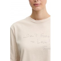 GUESS SOPHIE CN T-SHIRT ΜΠΛΟΥΖΑ ΓΥΝΑΙΚΕΙΑ OFF WHITE