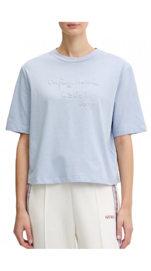 GUESS SOPHIE CN T-SHIRT ΜΠΛΟΥΖΑ ΓΥΝΑΙΚΕΙΑ CIEL