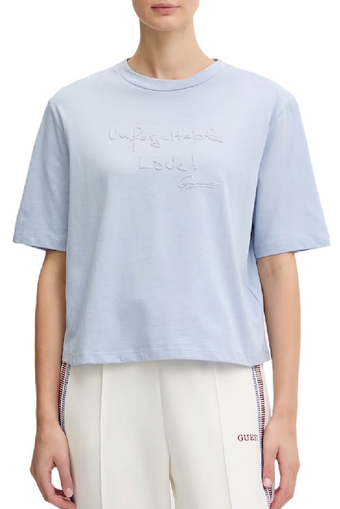 GUESS SOPHIE CN T-SHIRT ΜΠΛΟΥΖΑ ΓΥΝΑΙΚΕΙΑ CIEL