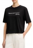 GUESS SOPHIE CN T-SHIRT ΜΠΛΟΥΖΑ ΓΥΝΑΙΚΕΙΑ BLACK