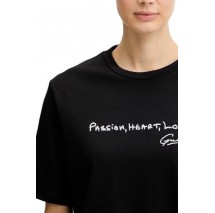 GUESS SOPHIE CN T-SHIRT ΜΠΛΟΥΖΑ ΓΥΝΑΙΚΕΙΑ BLACK