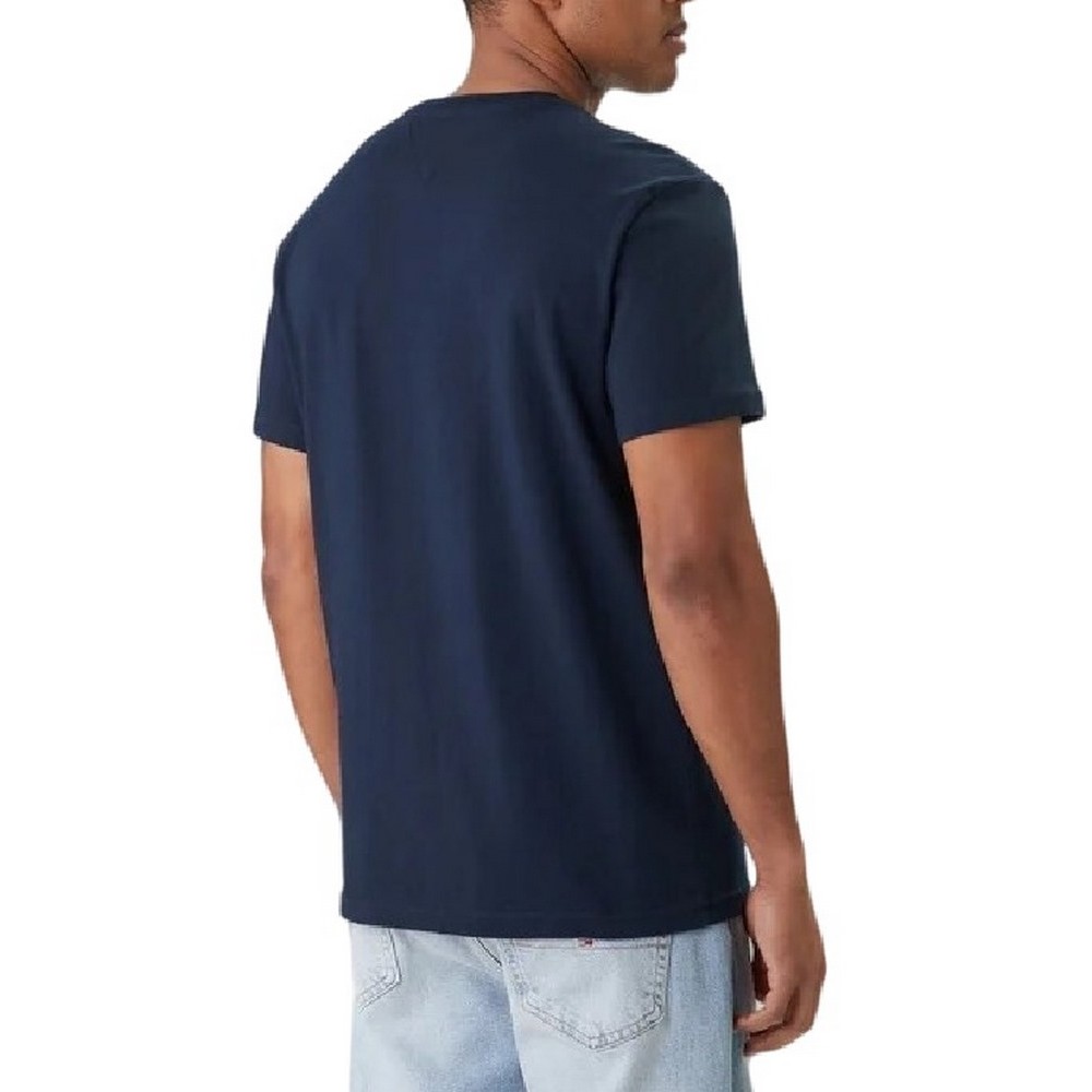 TOMMY JEANS REG SIGNATURE STRIPE T-SHIRT ΜΠΛΟΥΖΑ ΑΝΔΡΙΚΗ NAVY