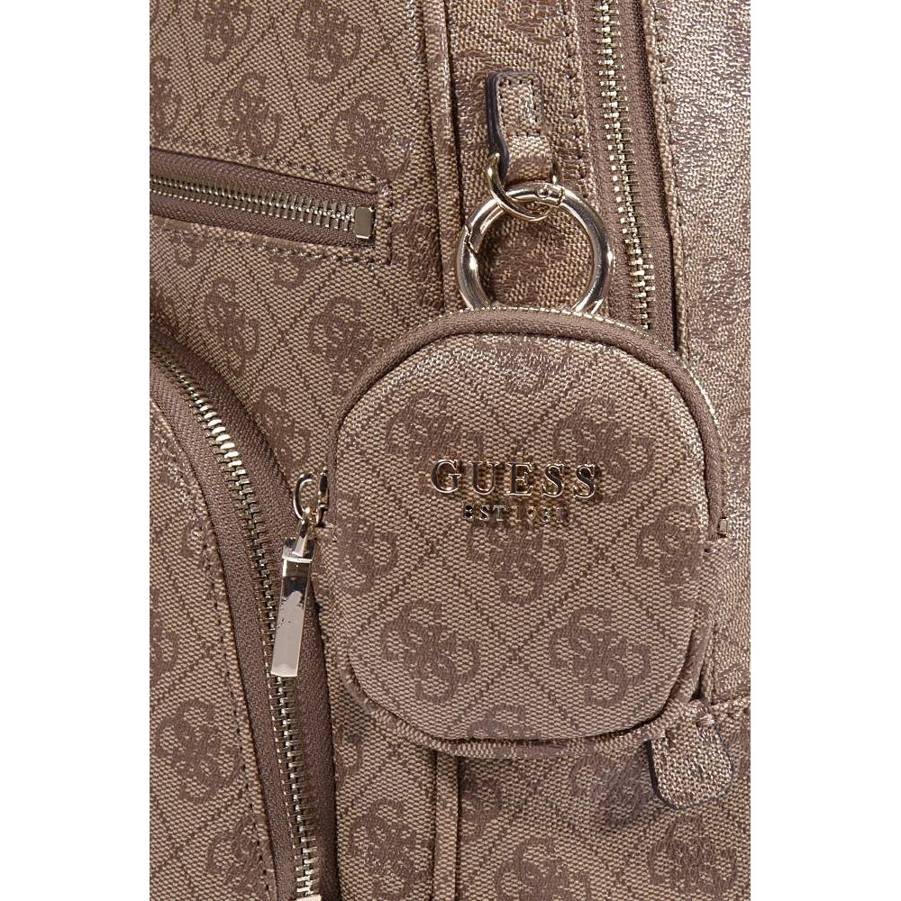 GUESS POWER PLAY LARGE TECH BACKPACK ΤΣΑΝΤΑ ΓΥΝΑΙΚΕΙΑ LATTE