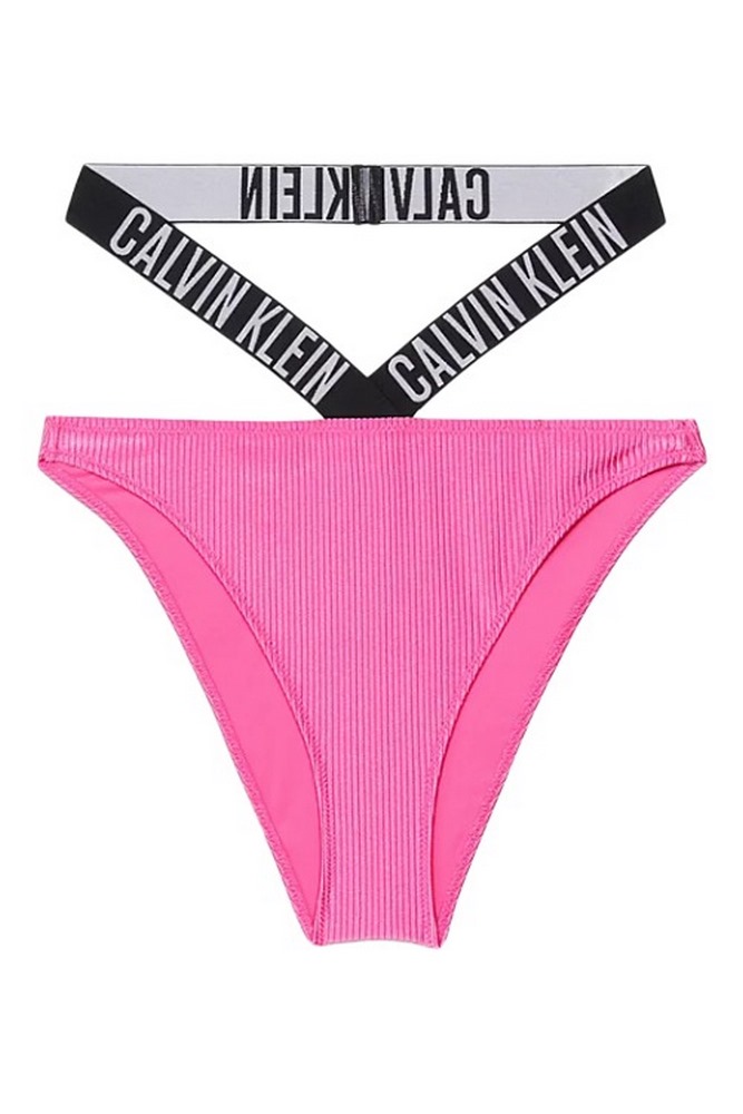 CALVIN KLEIN HIGH LEG CHEEKY BIKINI ΜΑΓΙΟ ΓΥΝΑΙΚΕΙΟ PINK