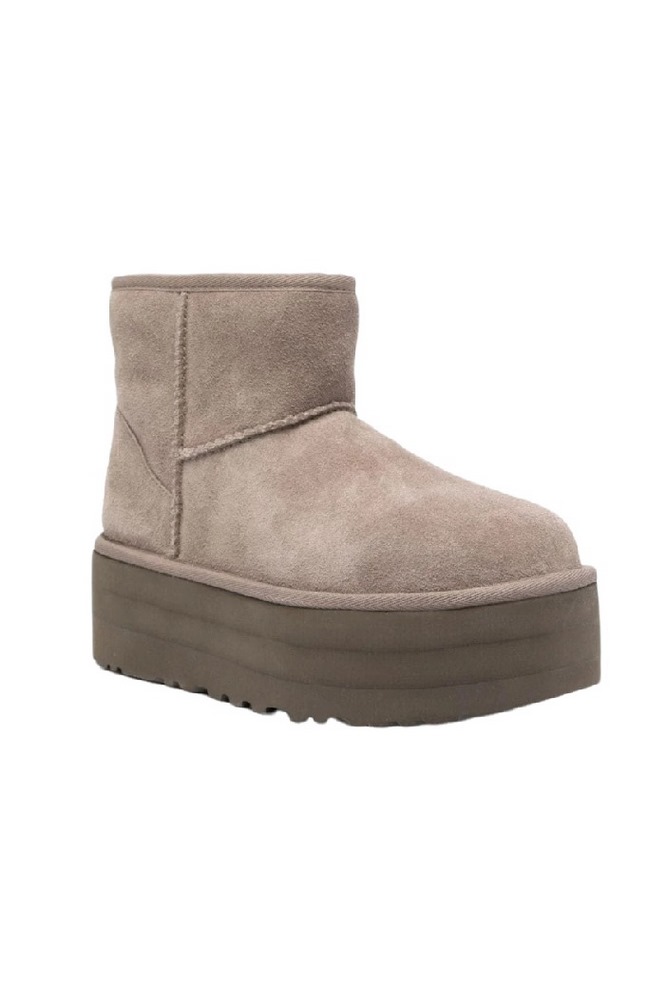 UGG CLASSIC MINI PLATFORM ΜΠΟΤΑ ΓΥΝΑΙΚΕΙΑ GREY
