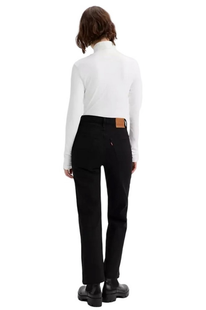 LEVIS RIBCAGE STRAIGHT ANKLE 726930012 ΠΑΝΤΕΛΟΝΙ ΓΥΝΑΙΚΕΙΟ BLACK DENIM