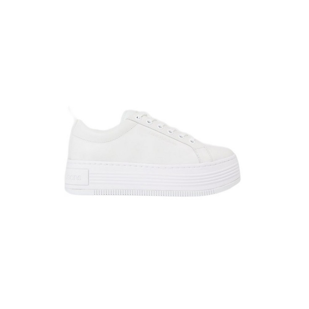 CALVIN KLEIN JEANS BOLD FLATF LOW LACEUP LTH IN LUM ΠΑΟΥΤΣΙ ΓΥΝΑΙΚΕΙΟ WHITE