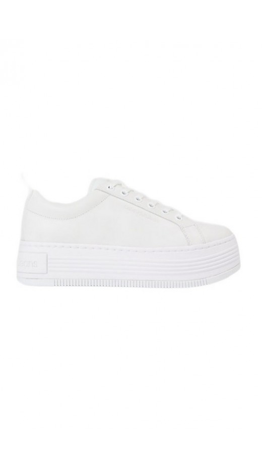 CALVIN KLEIN JEANS BOLD FLATF LOW LACEUP LTH IN LUM ΠΑΟΥΤΣΙ ΓΥΝΑΙΚΕΙΟ WHITE