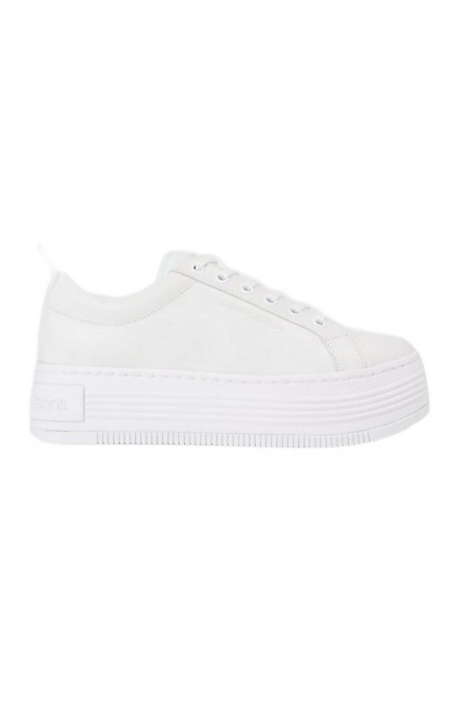 CALVIN KLEIN JEANS BOLD FLATF LOW LACEUP LTH IN LUM ΠΑΟΥΤΣΙ ΓΥΝΑΙΚΕΙΟ WHITE