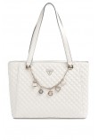 GUESS EVERLEE NOEL TOTE ΤΣΑΝΤΑ ΓΥΝΑΙΚΕΙΑ OFF WHITE