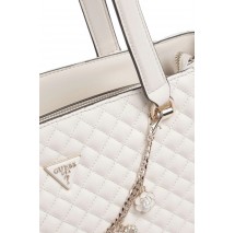GUESS EVERLEE NOEL TOTE ΤΣΑΝΤΑ ΓΥΝΑΙΚΕΙΑ OFF WHITE