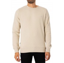 SUPERDRY ESSENTIAL LOGO CREW SWEATSHIRT ΦΟΥΤΕΡ ΜΠΛΟΥΖΑ ΑΝΔΡΙΚΟ BEIGE