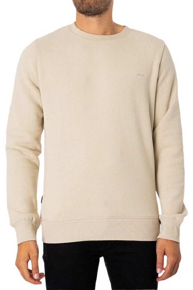 SUPERDRY ESSENTIAL LOGO CREW SWEATSHIRT ΦΟΥΤΕΡ ΜΠΛΟΥΖΑ ΑΝΔΡΙΚΟ BEIGE