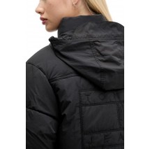 TOMMY JEANS FLAG BACK CROP ESS PUFFER ΜΠΟΥΦΑΝ ΓΥΝΑΙΚΕΙΟ BLACK